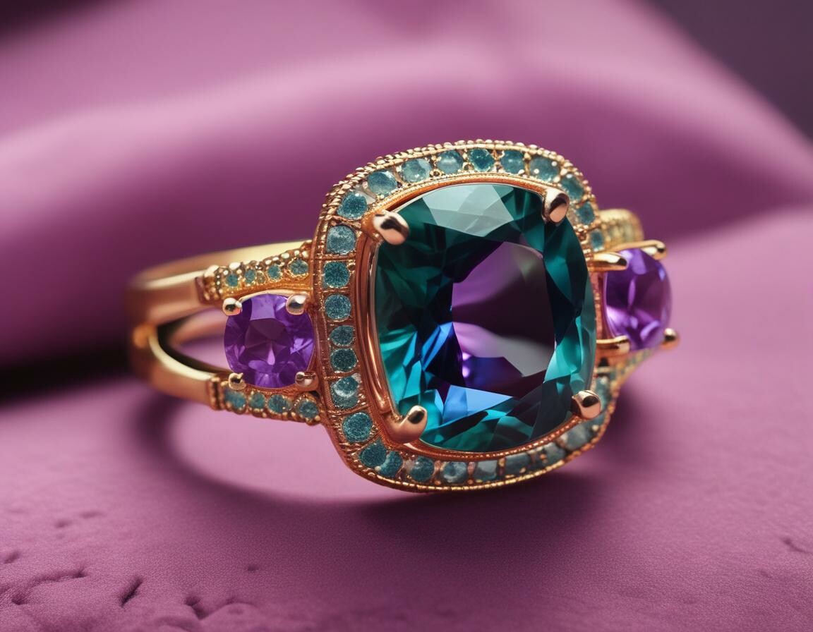 Alexandrite Engagement Ring