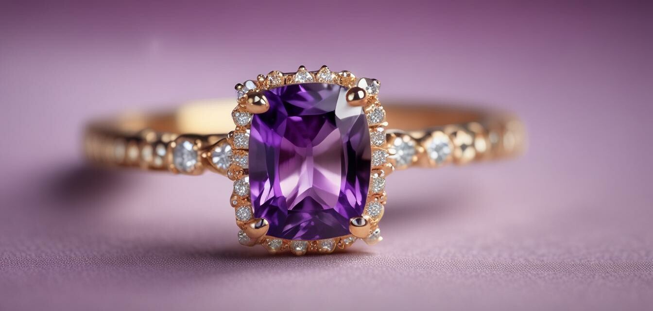 Amethyst Engagement Rings: Symbolism and Selection Tips