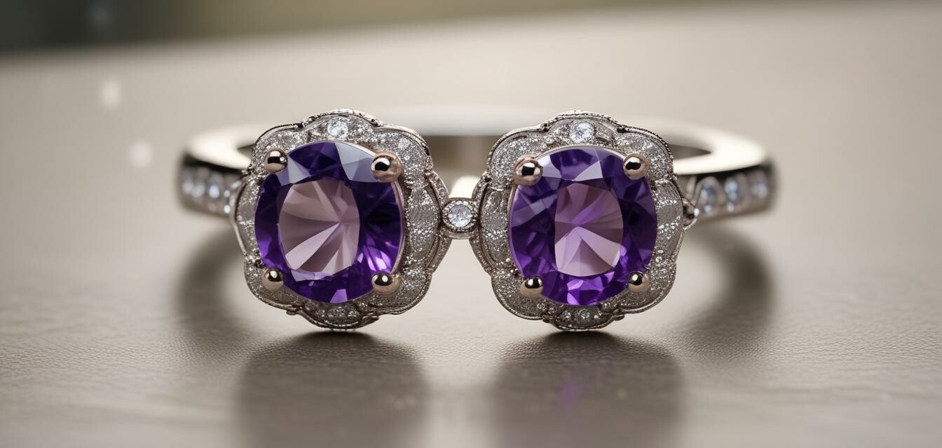 Amethyst Engagement Ring