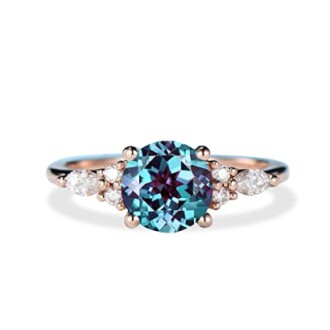 Alexandrite Engagement Ring